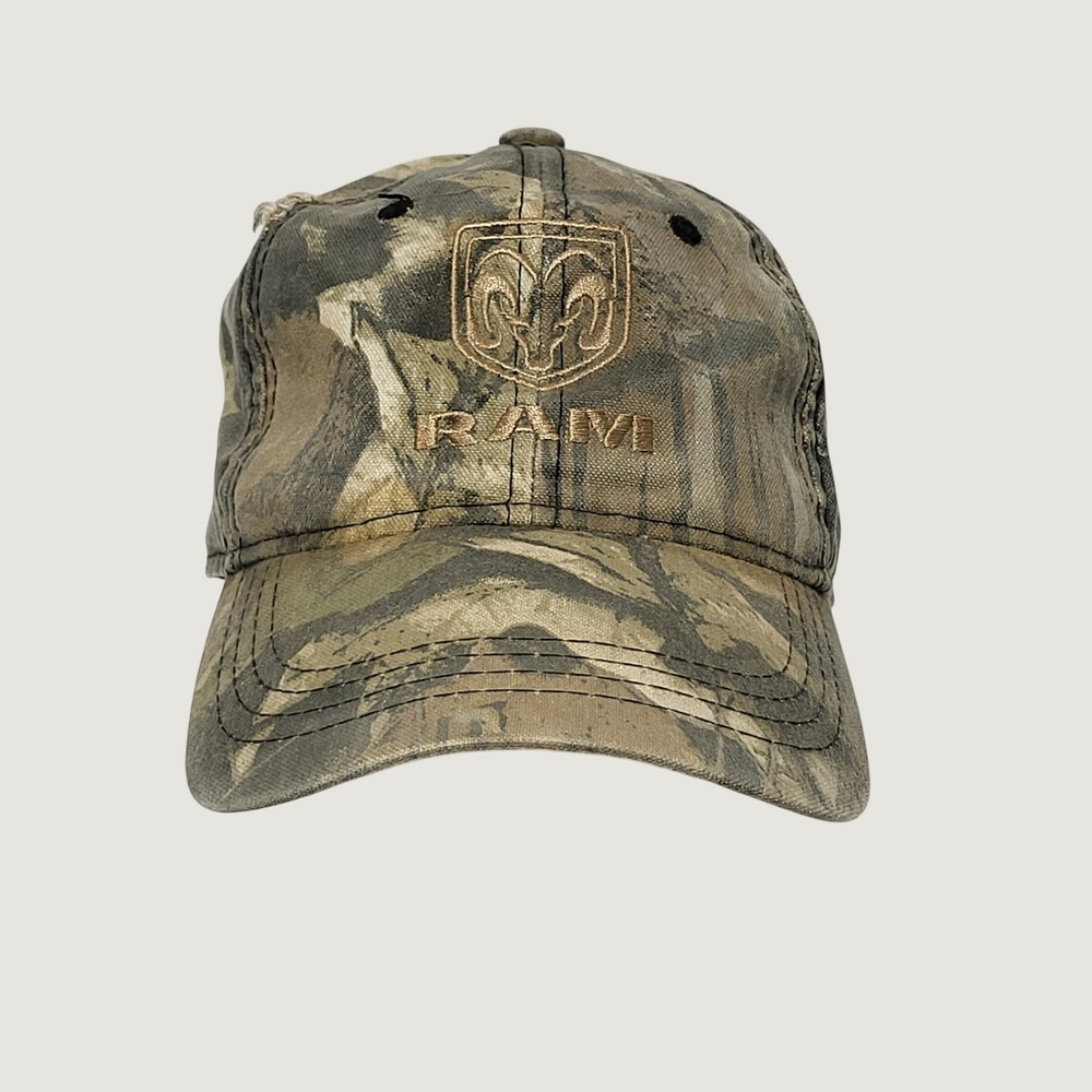 Dodge RAM Trucks Camo Hat Willroot Motor Chamberlain SD Adjustable Baseball Cap‎